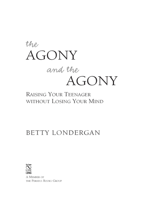 Title details for The Agony and the Agony by Betty Londergan - Wait list